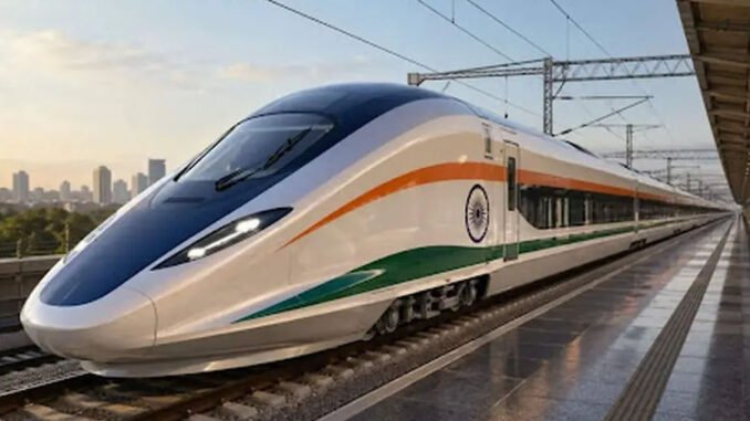 Premier projet de train à grande vitesse en Inde - Gare Express