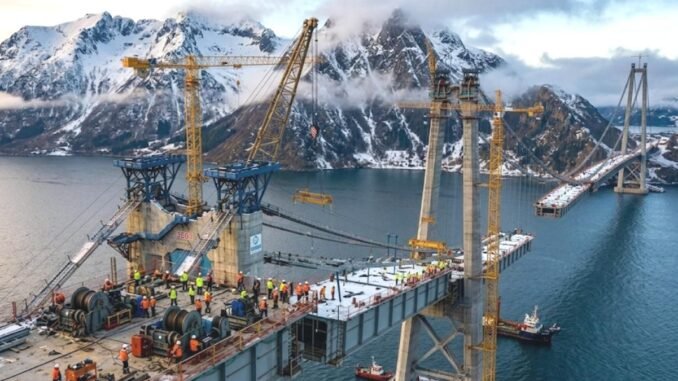 Pont de Hålogaland en Norvège - Gare Express